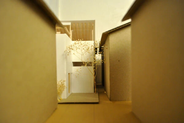 画像1289：旗竿地の家